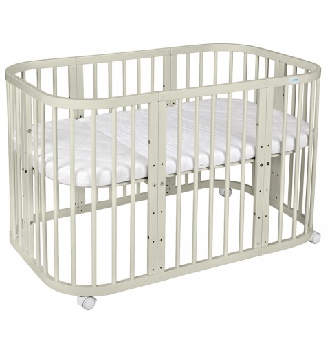 Waldin - łóżeczko drewniane z materacem 7w1 | Oliwka